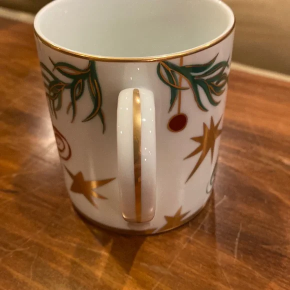 RARE! New Tiffany & Co. Cup Mug 1997 Ornaments Pattern Vintage Christmas Classic - Picture 7 of 10